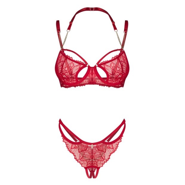Obsessive Ensemble Soutien-Gorge Matildea Rouge S/M