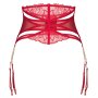 Obsessive Matildea Strapsgürtel Rot L/XL