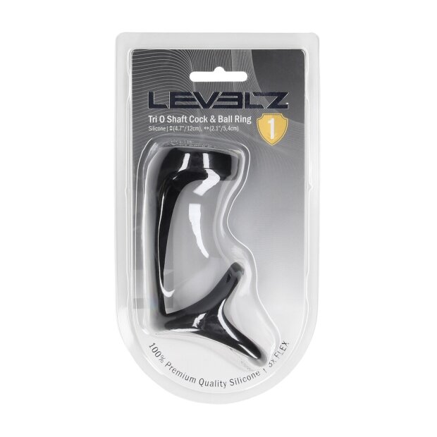 Levelz Tri O Silicone Shaft Cock and Ball Ring