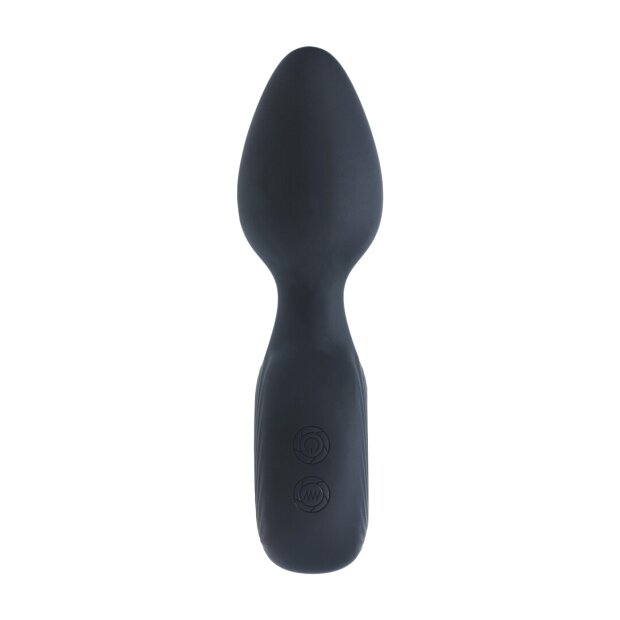Levelz Rechargeable Vibrating Silicone Anal Plug with Loop