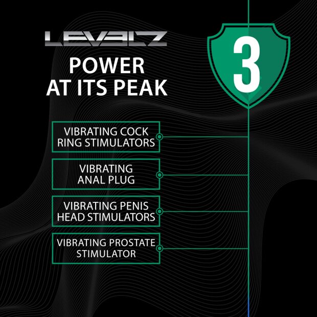 Levelz Classic Medium Vibrating Silicone Anal Plug