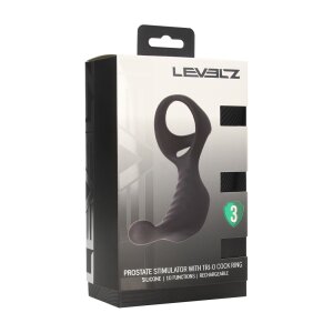 Levelz Vibrating Silikon Prostata-Stimulator mit Tri-O...