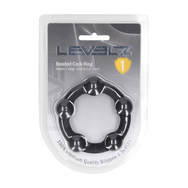 Levelz Beaded Silicone Cock Ring