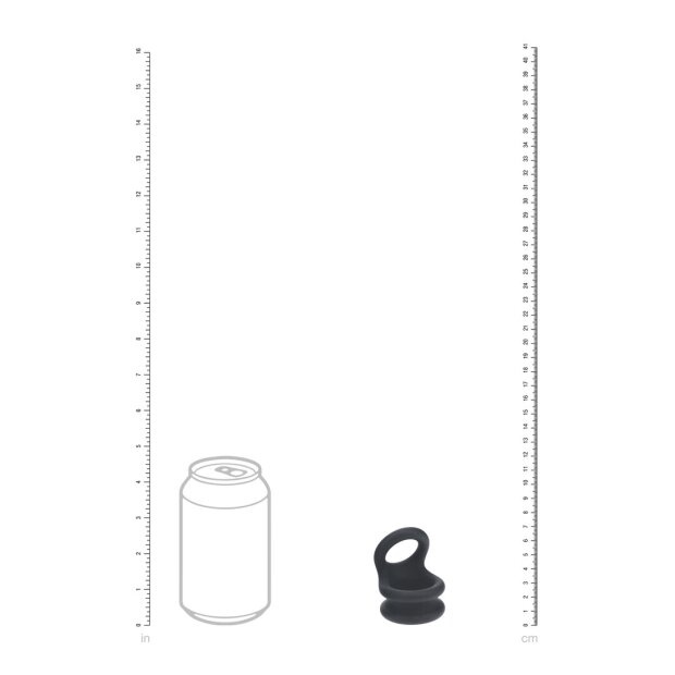 Levelz Wide Double O Silicone Cock Ring