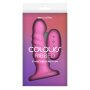 NS Novelties Colours Ribbed Vibrator Dildo