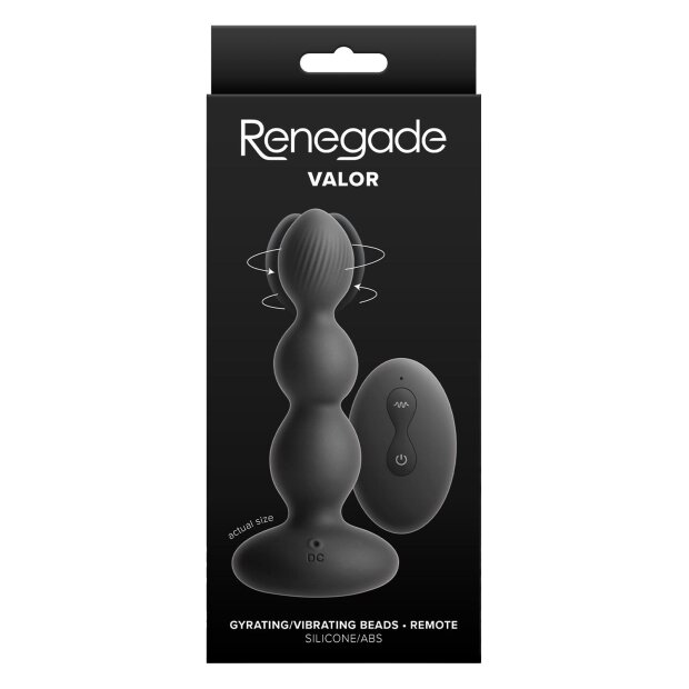 NS Novelties Renegade Valor Vibrating Anal Plug
