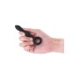NS Novelties analplug schlank mit fingerring schwarz