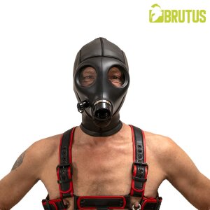 Brutus Neoprene Alien Gas Mask Hood Black