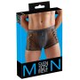 Svenjoyment Netz-Pants mit Wetlook und Ketten Schwarz 2XL