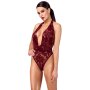 Noir Kink Royal Transparenter Riostring-Body Burgundrot M