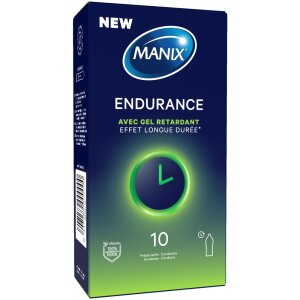 MANIX Endurance Préservatifs avec Gel Retardant...