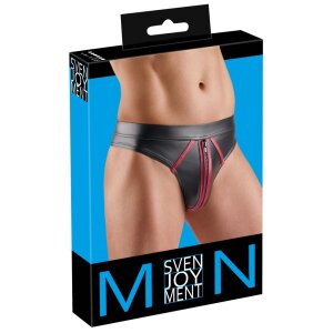 Svenjoyment Wetlook Riostring mit Reißverschluss...