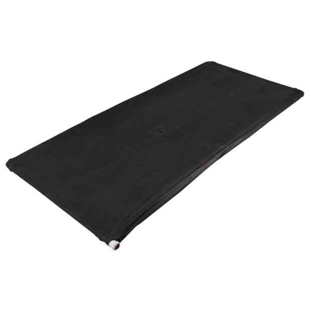 Late X Vacuum Bed with Frame Black 200 x 100 cm