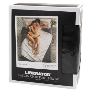 Liberator Faux-Fur Fascinator Noir