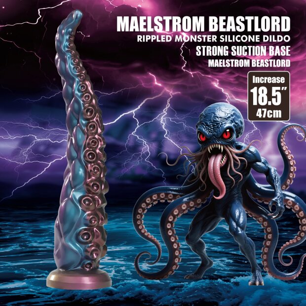 Power Monsters Maelstrom BeastLord Godemichet Tentacule Multicolore