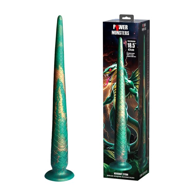 Power Monsters Verdant Titan Mythical Beast-Tail Dildo 47 cm Multicolor