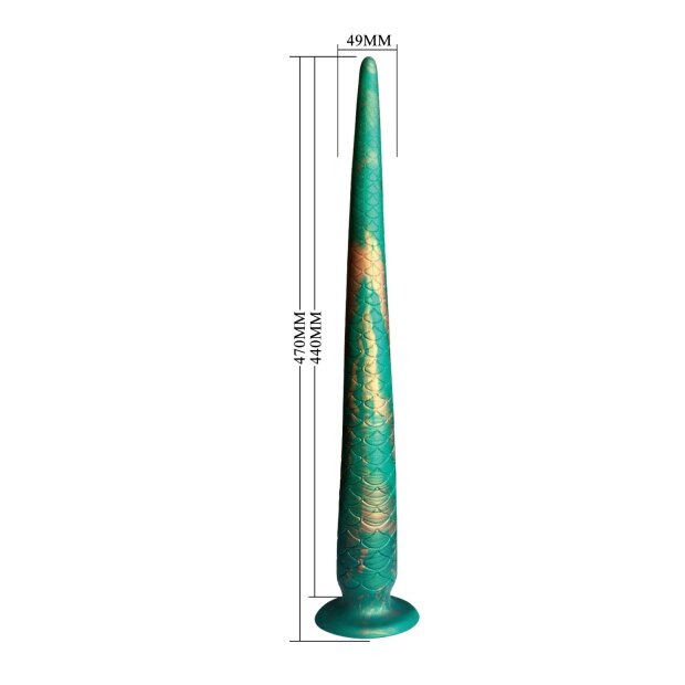 Power Monsters Verdant Titan Mythical Beast-Tail Dildo 47 cm Multicolor