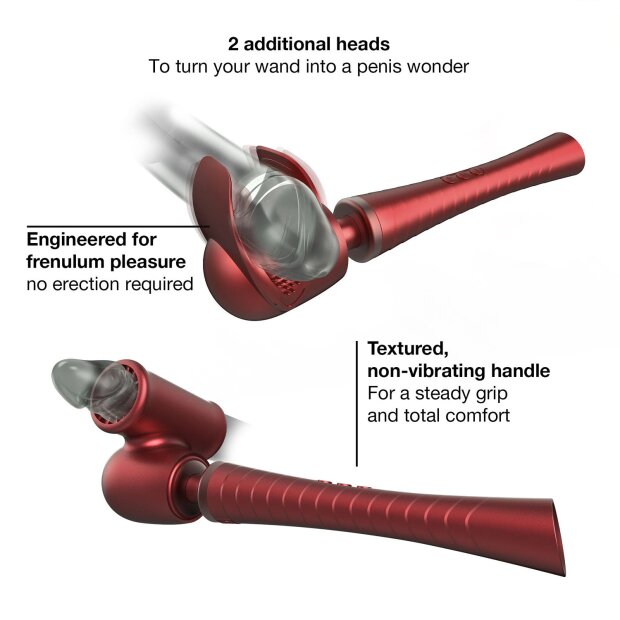 Manwan Man.Wand Edgy Wand Vibrator Rouge