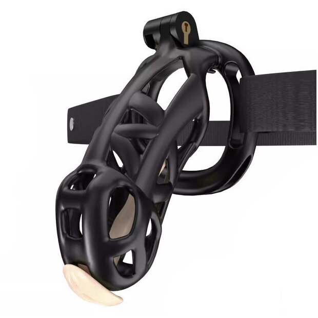 CockLock Silikon Harnröhreneinsatz mit Vulva-Design 6 cm
