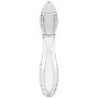 Satisfyer Textured Glass Double Dildo 20 cm