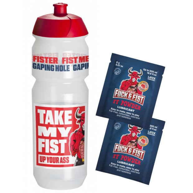 Fuck & Fist Lube Lubricant Bottle 750 ml with 2 x FF Powder 6 g
