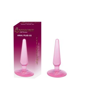 Lovesecret Sensual Anal Plug 02 Pink Suction Cup 4cm