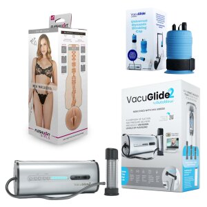 Autoblow VacuGLIDE 2 + Masturbateur Adapter + FLESHLIGHT...