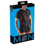 Svenjoyment Shirt in Ausbrenner-Optik Schwarz XL