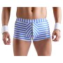 Svenjoyment Boxer Rayé avec Manchettes Bleu Blanc 3XL