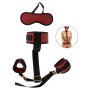 You2Toys Bad Kitty Neck to Wrist Bondage Set Noir Rouge