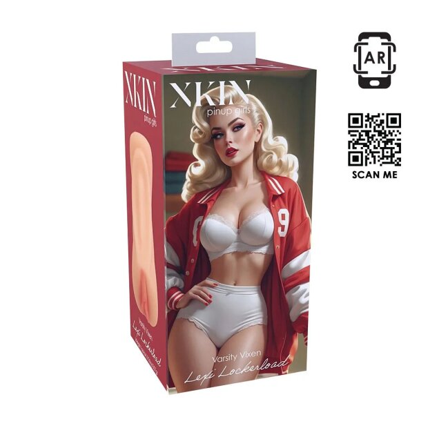 Xkin Pinup Dolls Varsity Vixen Lexi Lockerload Large Masturbator Beige