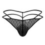 CandyMan Geolix Black Thong S - XXXL