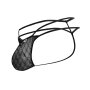 CandyMan Geolix Black Thong S - XXXL