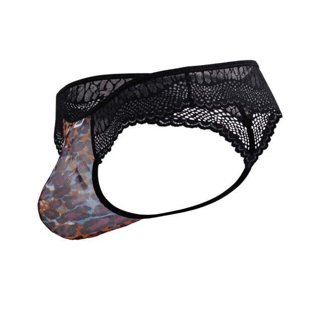 CandyMan Leopard-Print Leodentis Thong S - XXL