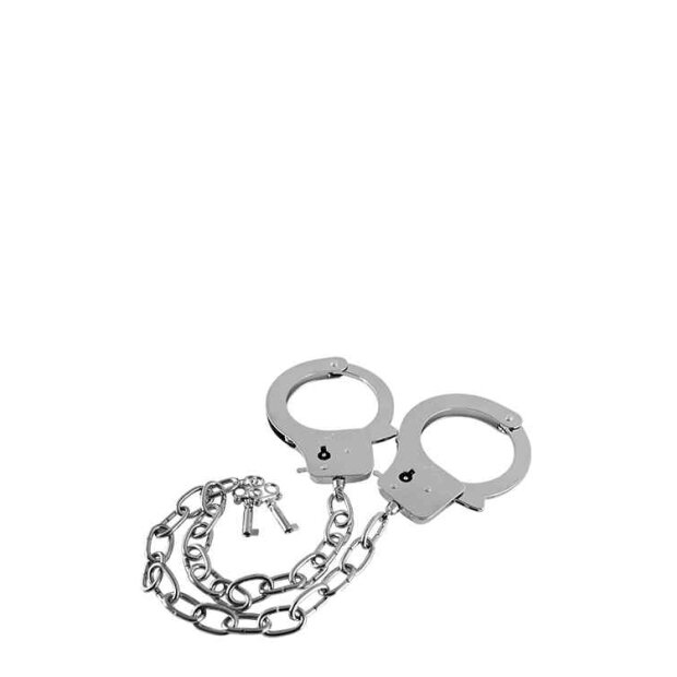Guilty Pleasure: Metal Handcuffs On Long Chain