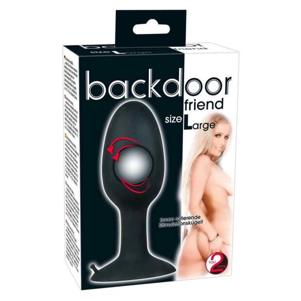 Backdoor Friend - Anal Plug rotating Ball Large 4,2 cm