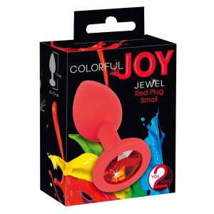 Colorful Joy Jewel Red Plug S 2,7 cm