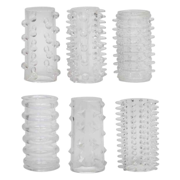 Red Roses Penis Ring Set 6 pcs