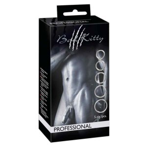 Bad Kitty Metall-Ringe 5er-Set