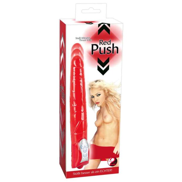 Red Push Vibrator