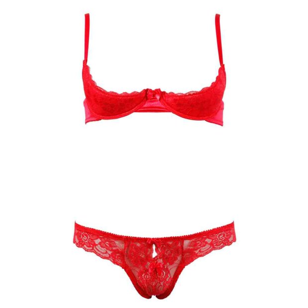 Half-cup Bra Set 80B/M