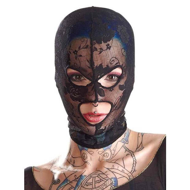 Bad Kitty Kopfmaske schwarz