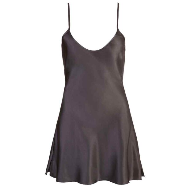 Satin Neglige schwarz 2XL