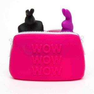 Happy Rabbit WOW Storage Zip Bag Small Pink