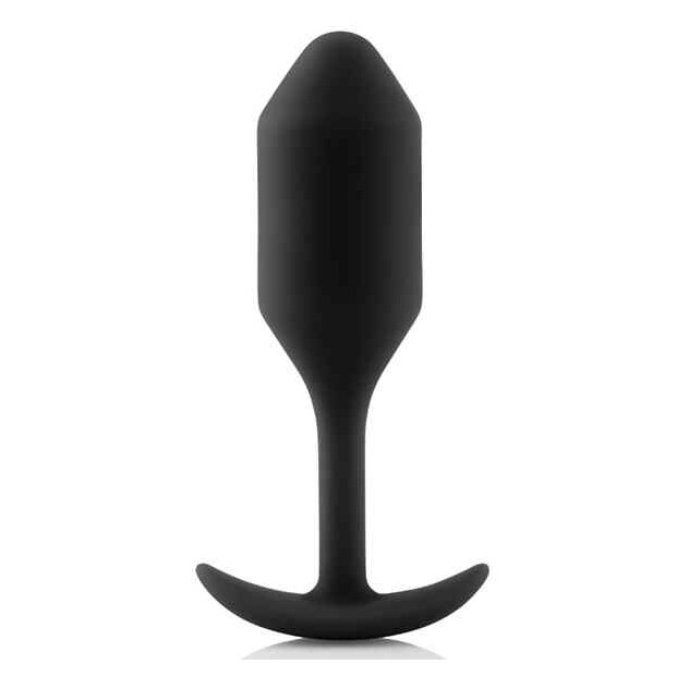 B-Vibe - Snug Butt Plug 2 Black 3 cm