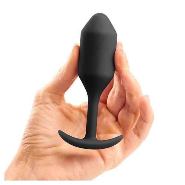 B-Vibe Snug Butt Plug 2 Black