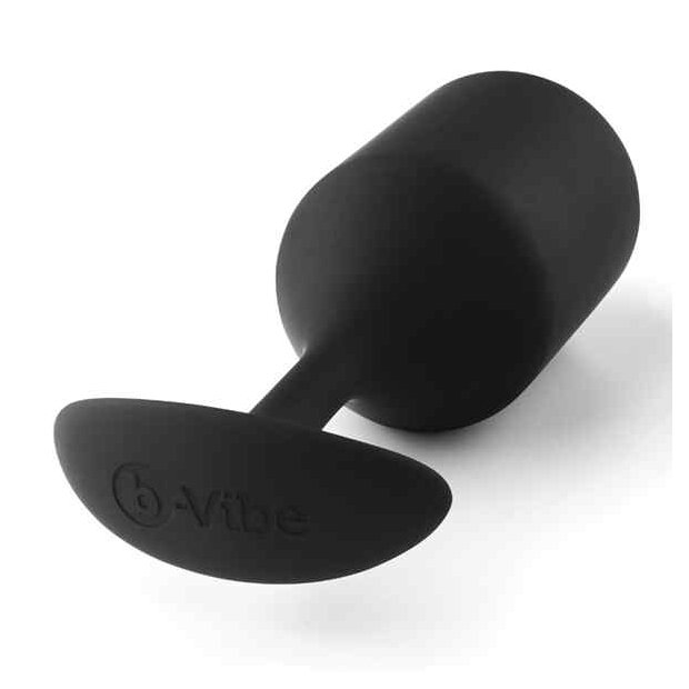 B-Vibe Snug Butt Plug 4 Black