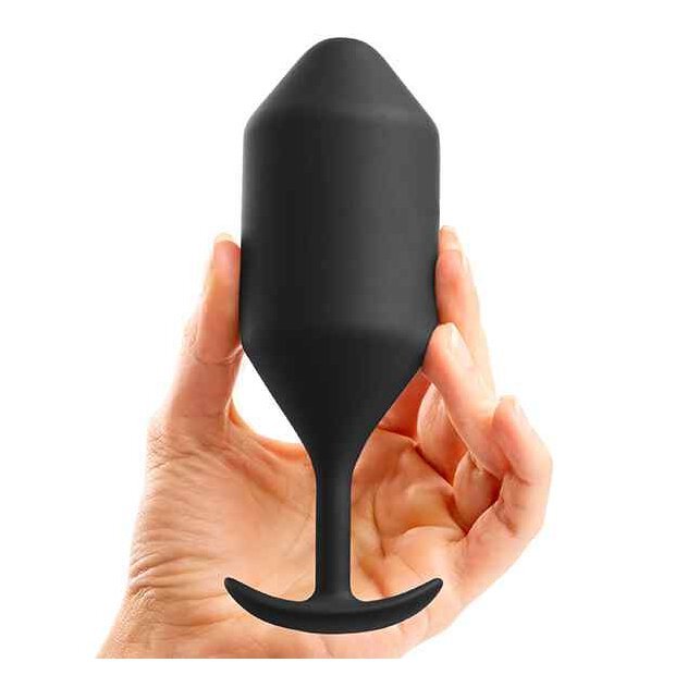 B-Vibe - Snug Butt Plug 5 Black 5,1 cm