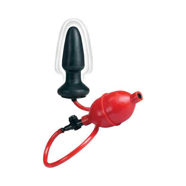 Colt Expandable Butt Plug Black Red