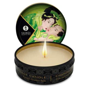 Shunga - Mini Massage Candle Green Tea 30 ml
